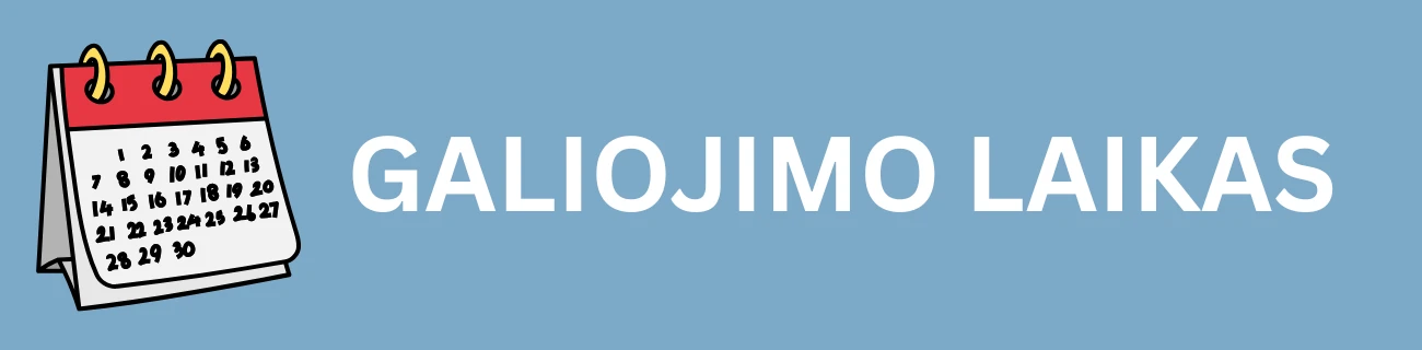 Galiojimo laikas