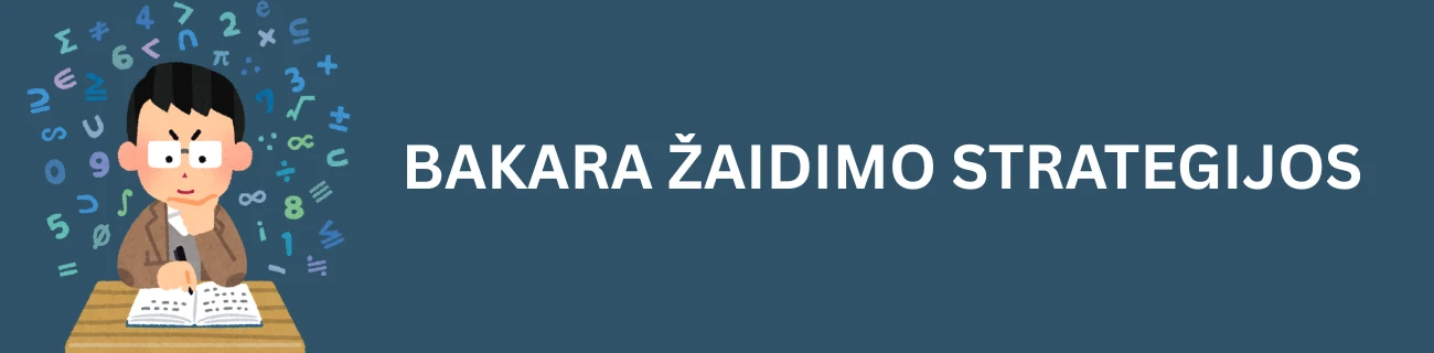 Bakara žaidimo strategijos